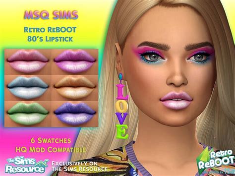 80s Lipstick At Msq Sims Sims 4 Updates