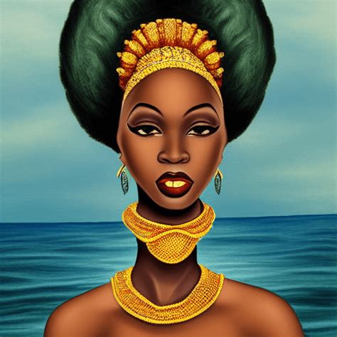 Oshun The Goddess Of Love Beauty And Fertility · Creative Fabrica