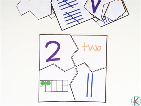 Free Printable Number Puzzles For Kindergarten