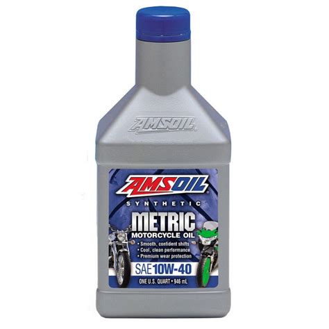Amsoil xl synthetic motor oil is the choice for those who want to do something extra for their vehicle. 10W-40 Synthetic Metric Motorcycle Oil Amsoil AMSOIL ...