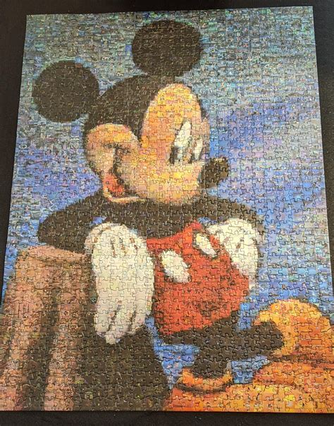 Finished This 1000 Piece Disney Photomosaic Puzzle Rpuzzle