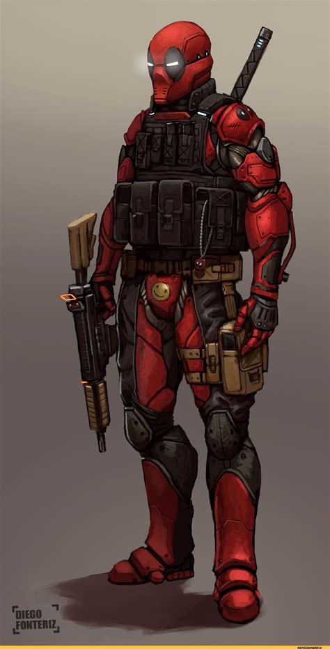 Deadpool Robot Design That Smiley Though Wow Will Marvel