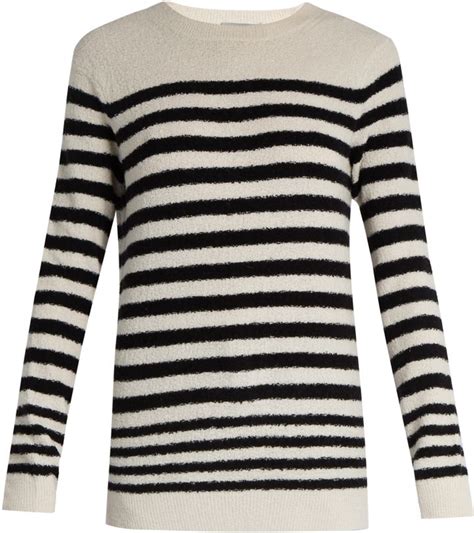 Vince Striped Wool Blend Sweater Sweaters Stripe Sweater Wool Blend