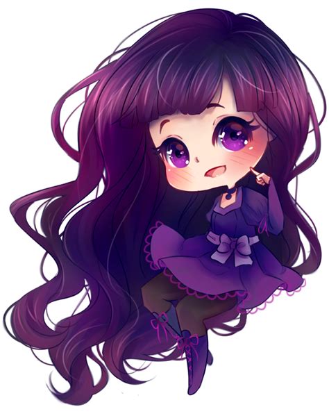 Rollingpoly Commission By Owinter Cute Anime Chibi Chibi Girl Cute