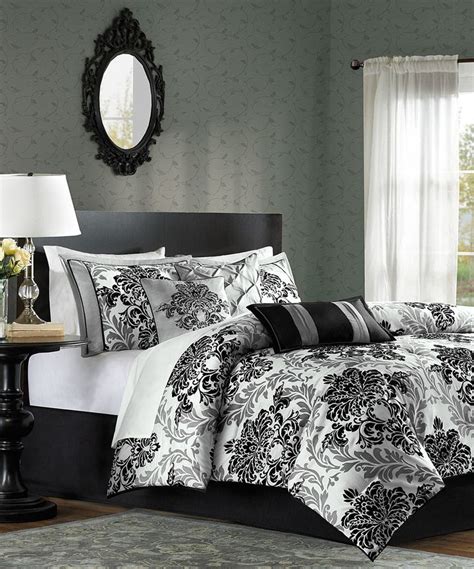 Love This Black And White Damask Madison Park Bella Comforter Set By Jla