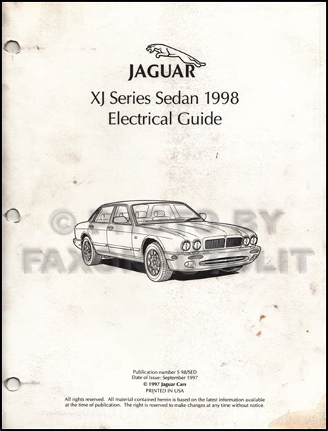 Wiring diagram 2000 jaguar s type interior wiring diagram centre 2005 jaguar s type engine diagram jaguar s type stereo wiring diagram wiring diagram for you wiring diagram for 04 jaguar x type we collect a lot of pictures about jaguar s type wiring diagram and finally we upload it on our website. 1998 Jaguar XJ8 Electrical Guide Wiring Diagram Original
