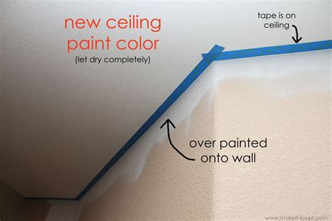 Now that the ceiling is cut in, you are ready to roll. Home Improvement: Painting a Straight Line on Textured ...