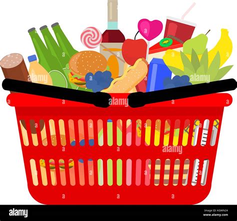 Shopping Basket Full Hi Res Stock Photography And Images Alamy