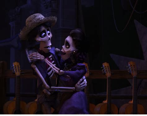 Hector And Imelda In Their Romantic Embrace From Coco