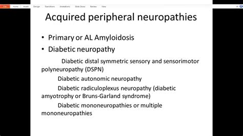 A Class On Peripheral Neuropathies By Dr Ravi Kumar Dept General