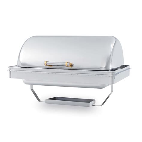 Vollrath 46258 Full Size Chafer W Roll Top Lid And Chafing Fuel Heat
