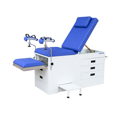 Medical Gynecological Examination Table With Drawers For Woman