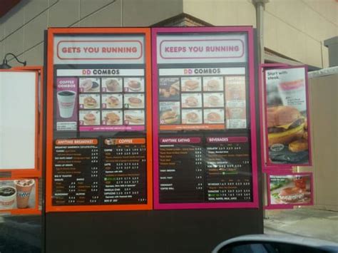 Most of the menu items are similar at different locations, but there are some special dishes and chef's new creations only offered at specific location. Dunkin' Donuts - Donuts - Irwin, PA - Reviews - Photos - Yelp