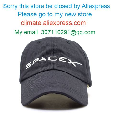 Climate Men Women Cool Black Spacex Ufo Baseball Hat Caps Cotton Adult