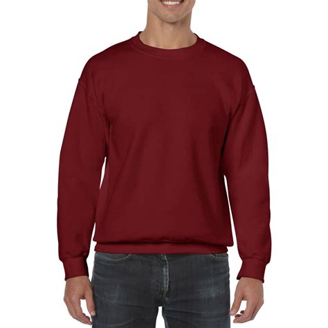 Gildan Gildan Mens Heavy Blend Crewneck Sweatshirt L Garnet L