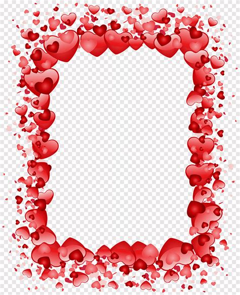 Valentines Day Heart Valentines Day Hearts Border Red Hearts Frame