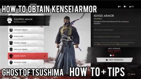 How To Get Mythic Kensei Armor Ghost Of Tsushima Tips And Tricks