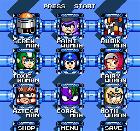 Mega Man Stage Select Concept By Torchiczk On Deviantart