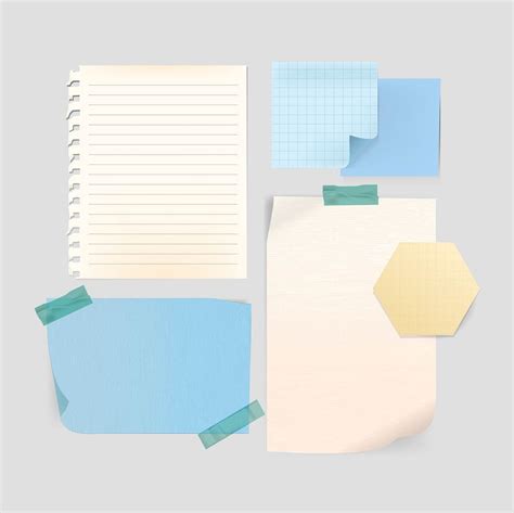 Blank Vintage Note Paper Template Premium Vector Rawpixel