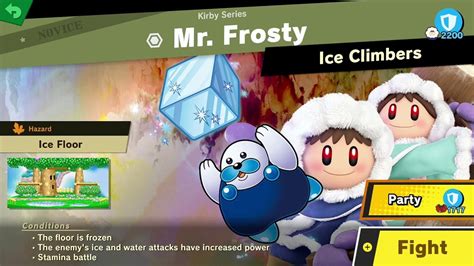 373 Mr Frosty Fair Spirit Battle Super Smash Bros Ultimate Youtube