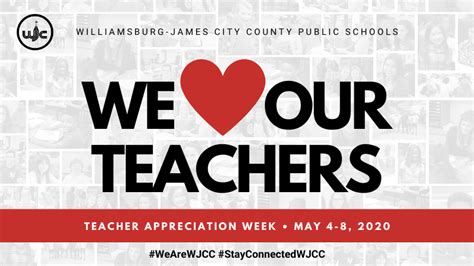 Wjcc Schools Teacher Appreciation Week Social Distancing Style