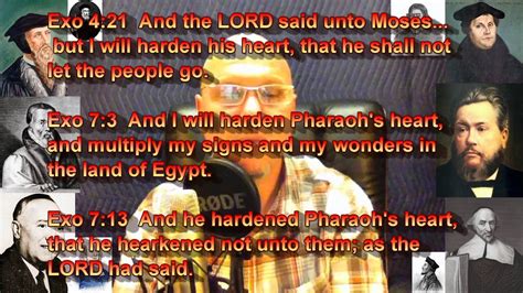 God Hardened Pharaohs Heart By Gordon H Clark Youtube