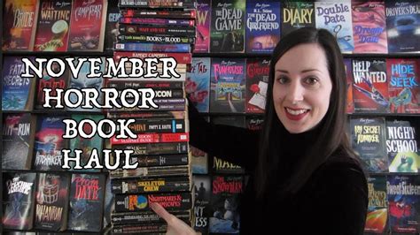 November Horror Book Haul Youtube