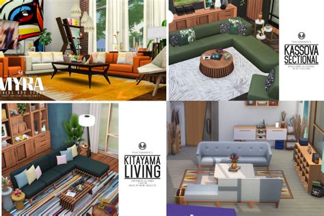 15 Free Cool Sims 4 Living Room Ideas You Need To Try Mods Edit 2023
