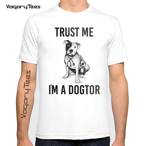 Camiseta Con Estampado De The Dogtor Trust Me Im Dogtor Para Hombre