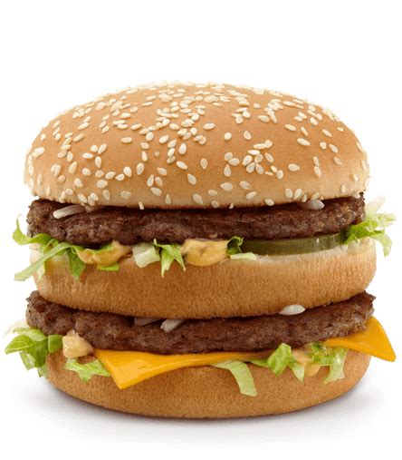 McDonald S Big Mac PNG Transparents StickPNG