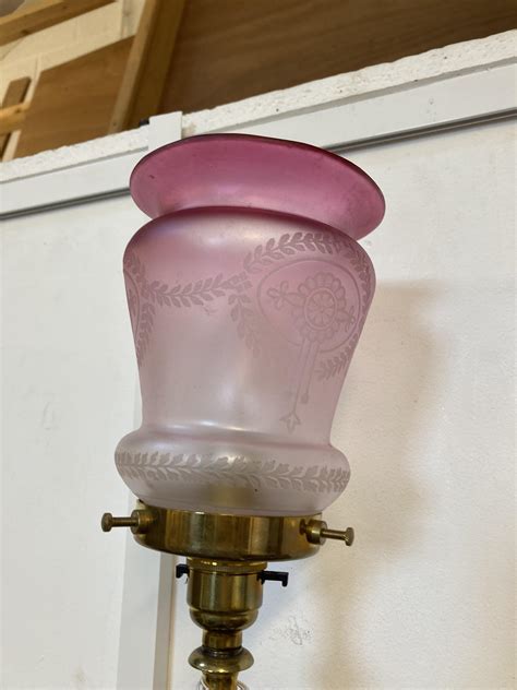 Lot 274 Lighting Art Nouveau Brass Table Lamp