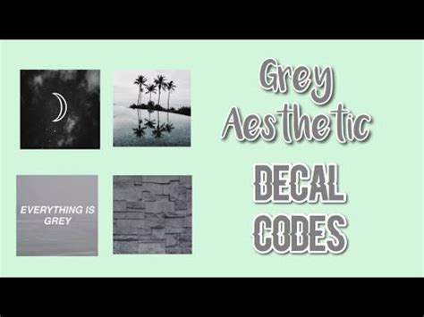 Part 1 bts music codes welcome to bloxburg. Roblox Bloxburg - Grey Aesthetic Decal Id's - YouTube