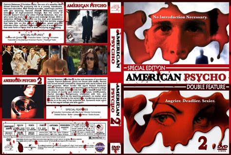 American Psycho Double Feature dvd cover (2000-2002) R1 Custom