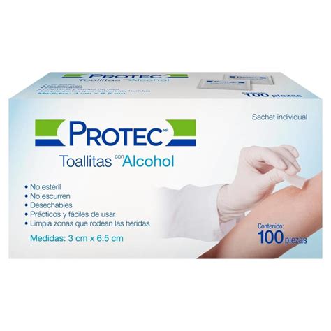 Toallitas Con Alcohol Protec Pzas Walmart