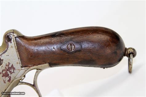 19th Century Belgian Antique Pinfire Revolver