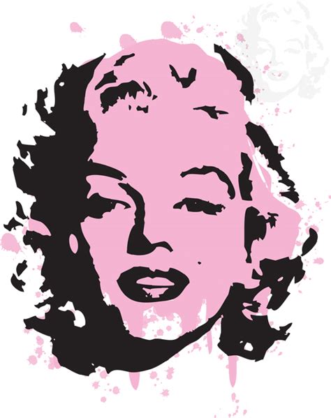 Marilyn Stencil By Dirtymel On Deviantart