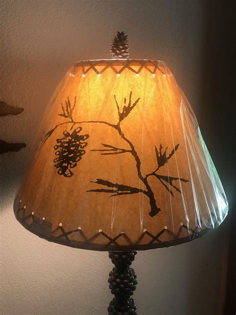16″ Pinecone Lamp Shade Hearthwood Lamps