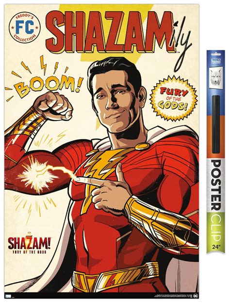 Dc Comics Movie Shazam Fury Of The Gods Comic Wall Poster 22375 X