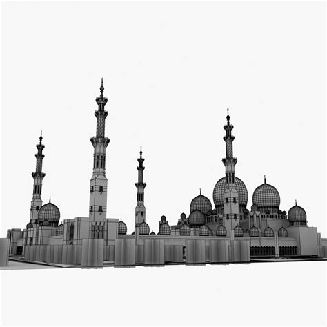 3ds Sheikh Zayed Mosque