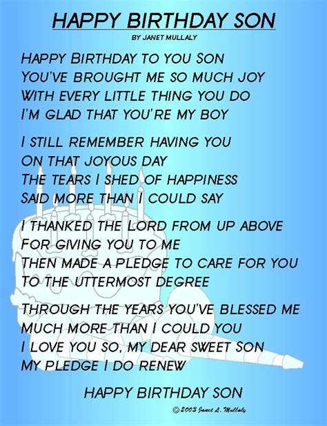 Birthday wishes for mom from son. Happy Birthday Son Quotes. QuotesGram