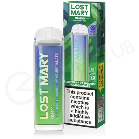 Blueberry Raspberry Pomegranate Lost Mary Qm600 Disposable Vape