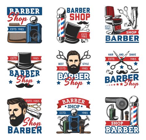 Salon Barber Shop Vector Art Png Barber Shop Salon Barbershop Vector