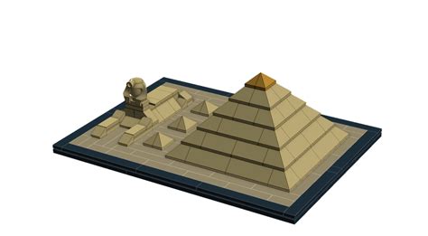 Lego Moc 33972 Pyramids Of Giza Architecture 2020 Rebrickable