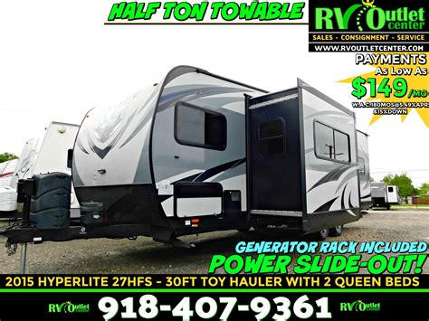 We did not find results for: 2015 Hyperlite RVs 27HFS