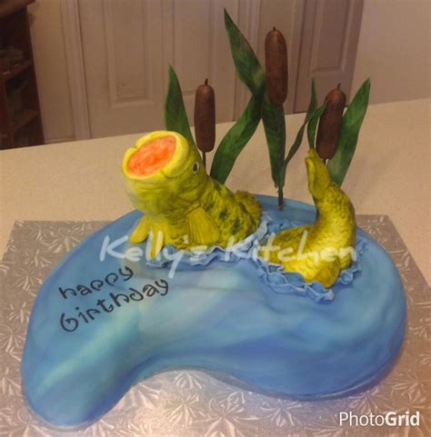 We earn a commission for products purchased through some links in this article. Bass Fish Birthday Cake - CakeCentral.com