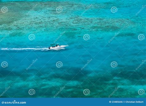 Turquoise caribbean waters stock photo. Image of shore - 23485646