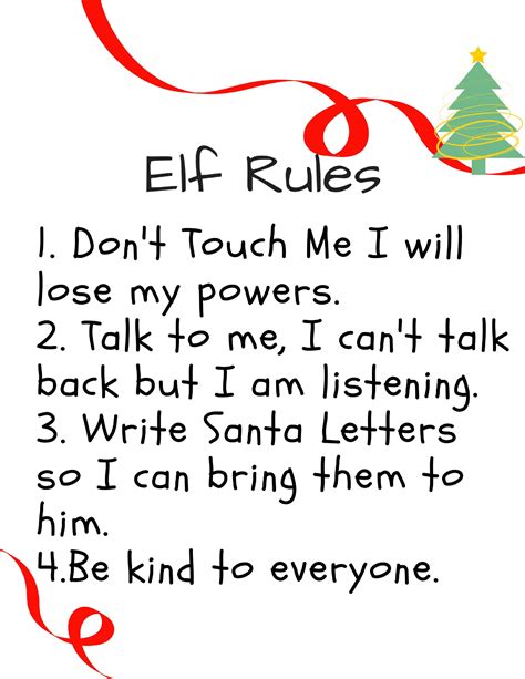 Check out this elf on the shelf customizable welcome letter straight from the desk of santa claus. Help the kids follow the Elf on the Shelf Rules with this ...