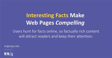Interesting Facts Make Web Pages Compelling