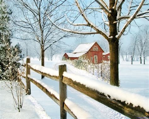 Winter Barn Scenes Wallpapers 4k Hd Winter Barn Scenes Backgrounds