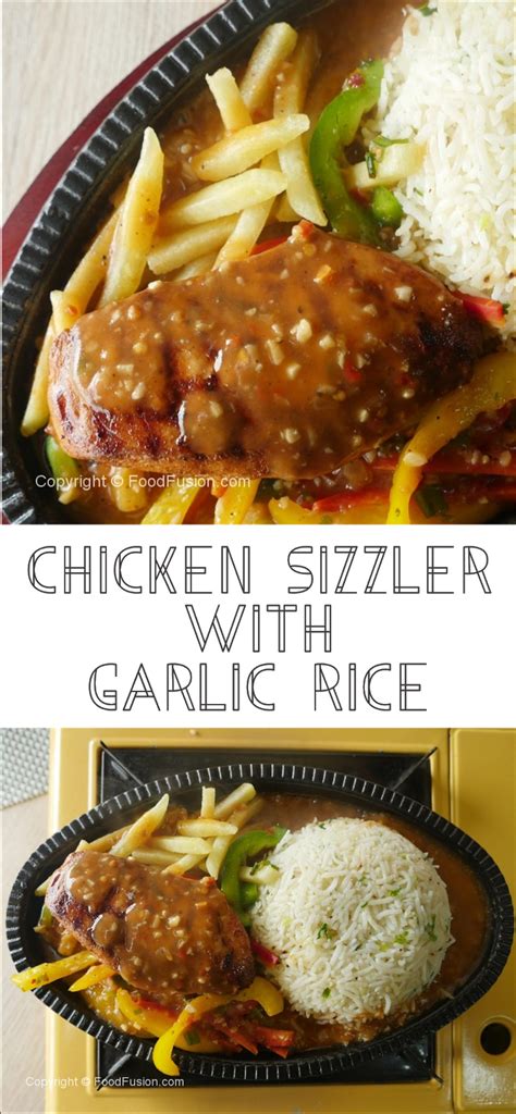 Easy and delicious garlic herb chicken and rice made in the instant pot in 20 minutes. Chicken Sizzler with Gàrlic Rice | Floats CO